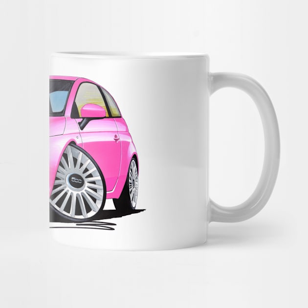 Fiat 500 Pink by y30man5